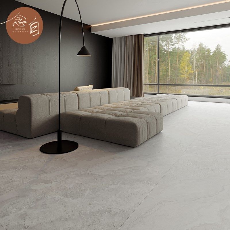 珍稀雾缦石润哑光质感大理石纹瓷砖高端酒店卫生间墙地砖厨房墙砖