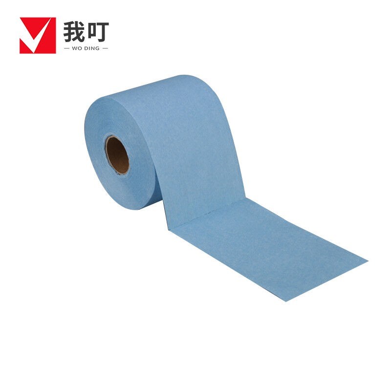 我叮无尘纸工业擦拭纸除尘纸吸油吸水无纺布加厚蓝色(25*38cm)500