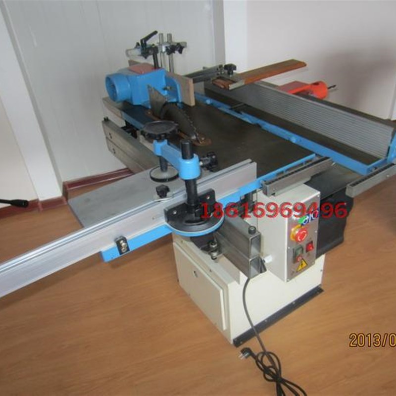 木工多用机床多功能刨床组合台锯压刨床铣床CM250台式木材加工