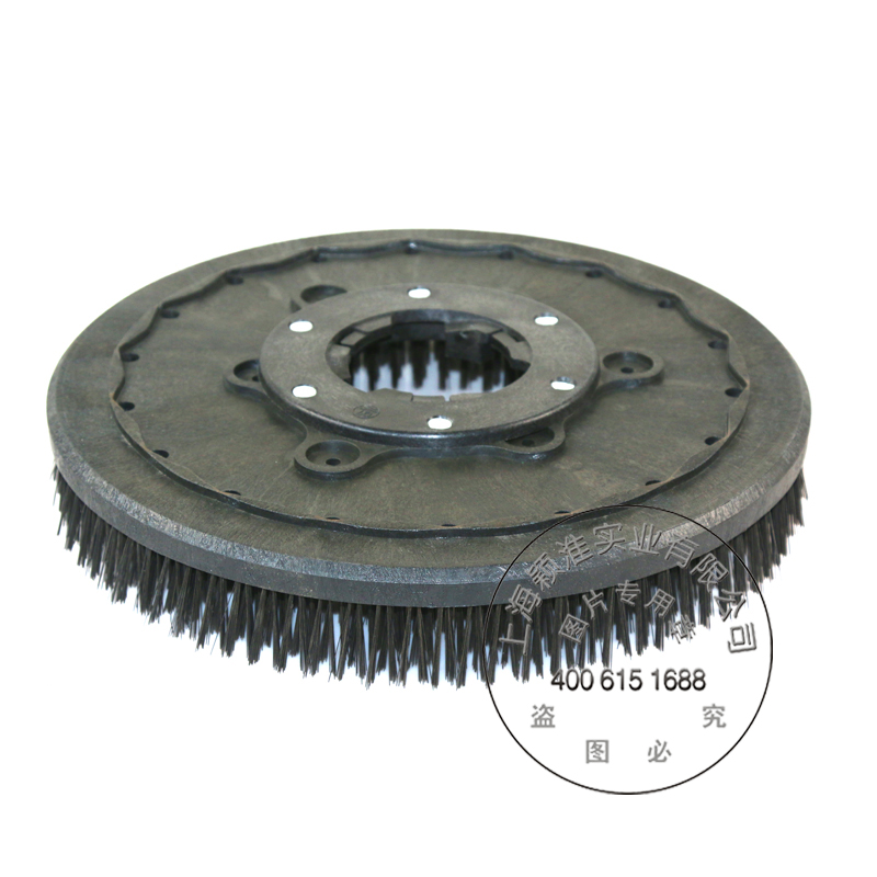 304不锈钢刷154混合刷单擦机17寸钢丝刷大理石毛石开荒洗地刷