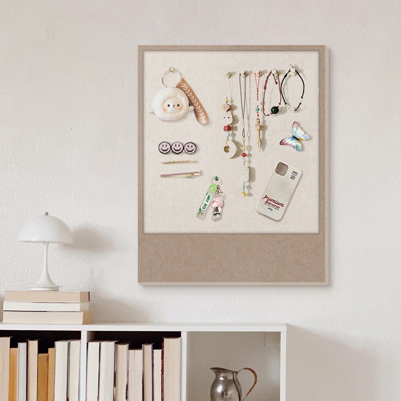 电表箱装饰画免打孔墙面遮丑装饰奶油ins弱电箱遮挡装饰贴毛毡板