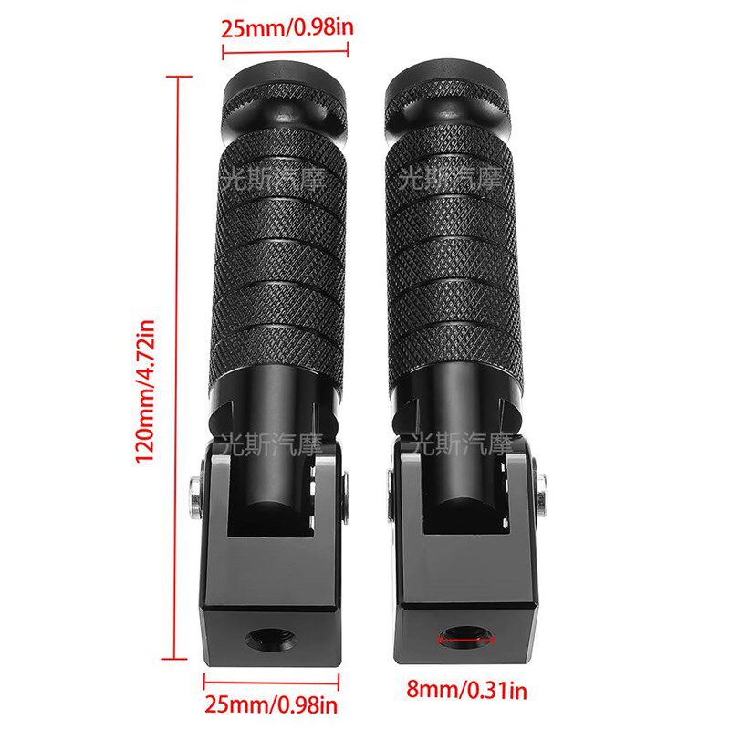 新款九号电动N70C改装脚踏 N80CN90C脚蹬 N100轻摩电摩折叠后脚踏