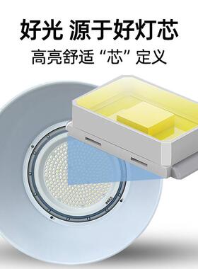 工矿灯le顶d车烁间厂房内球场灯吊QXH灯照明天棚灯室星3代路灯