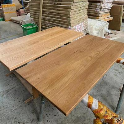 北美樱桃木桌蜡面板黑胡桃餐面板桌白木橡木吧台板原木JCE升飘窗