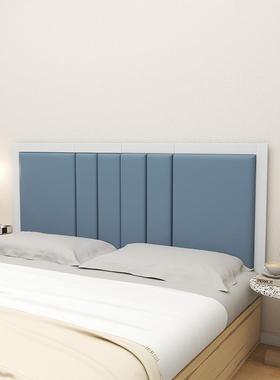 6B67榻床头软包靠背粘科F77MT967技布无床头大自靠垫宾馆酒店榻米