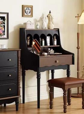法复古木梳台化XGX妆实台美式小户型卧妆室式家具中古化妆桌女生