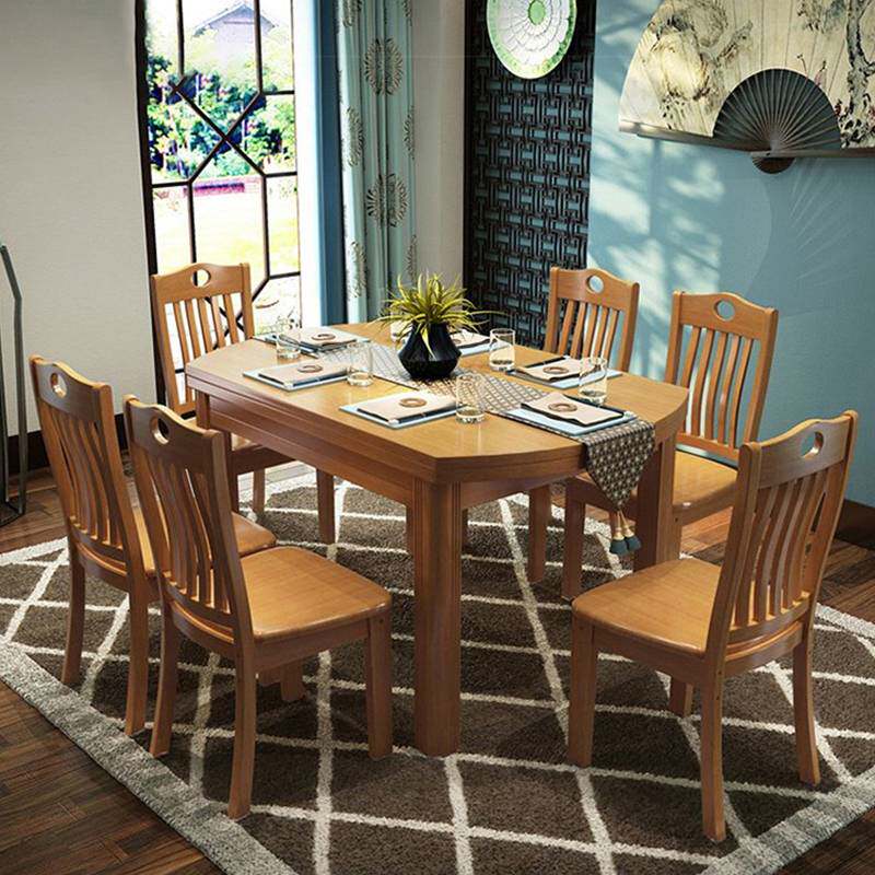 全实木餐椅餐桌椅子家用凳子靠背椅纯木头中式原木椅餐厅吃饭桌椅