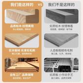 纳松木实木书架一体靠地墙落置物架儿CA33 童书柜生家用储物学