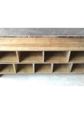 9W全实木儿童多置物书架家用落柜地矮书客厅格子纳柜VGY收层储物