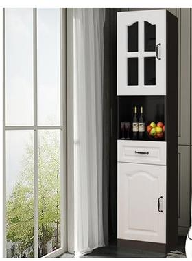 3Y定厨房餐制边柜厅CANTING微波炉柜碗柜冰箱缝隙侧边客收纳储物