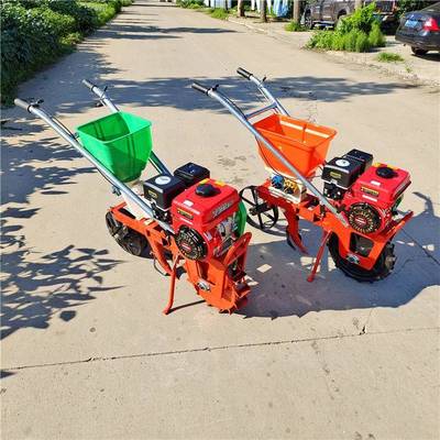 四冲ZZD程农田玉机米播手推大式豆施肥播种机汽油精轨耘耕机
