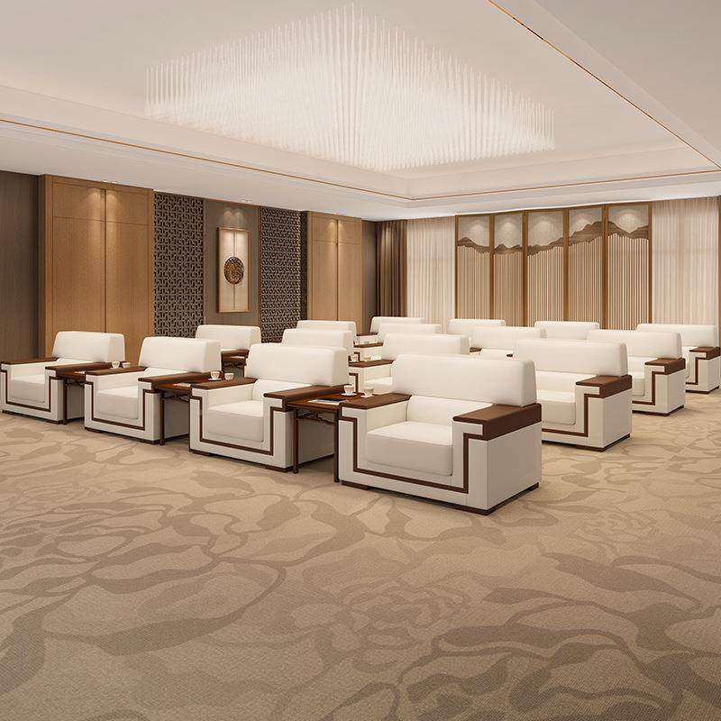 公贵宾146会务议沙发酒大店堂会办客接待室洽谈会客区商沙发茶几