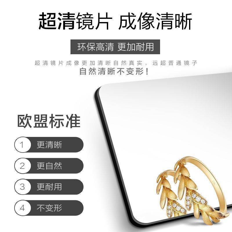 立式美式复古全身镜落地镜家用女生卧室宽大壁挂试衣穿衣镜子