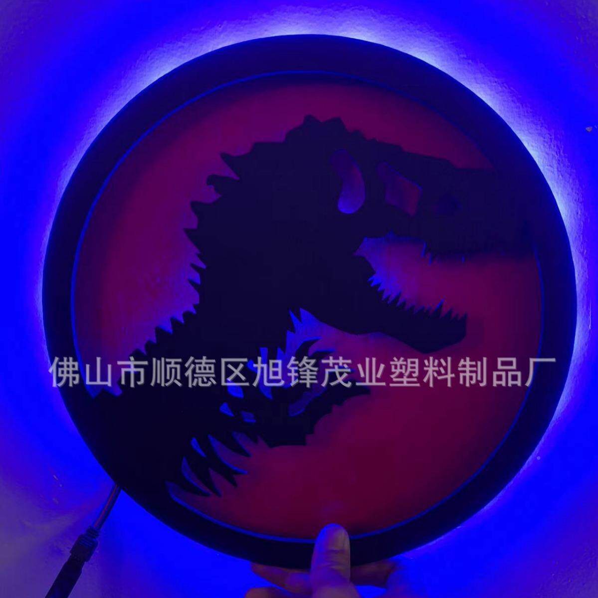 创意墙装饰658灯酒吧夜店围卧室楼道背氛景布置LED彩挂灯恐灯龙灯