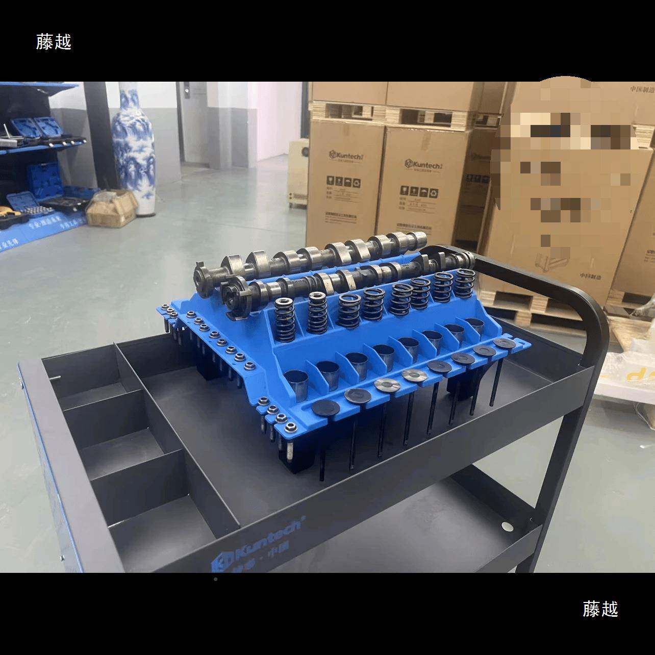 动机维进排气零件修工作台缸盖螺丝臂842气门摇顶桶气门弹簧归发