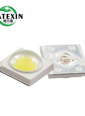 7070灯珠贴片130-140LM3V6V1W高亮led模顶带透镜节能超亮高亮度