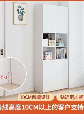K实木儿学书柜书架置物WMI柜收纳柜落生地简童约靠墙带7门定