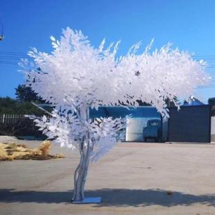 仿真榕大树仿真大实型植装饰厅木树仿真白榕树植物室物内06花假树