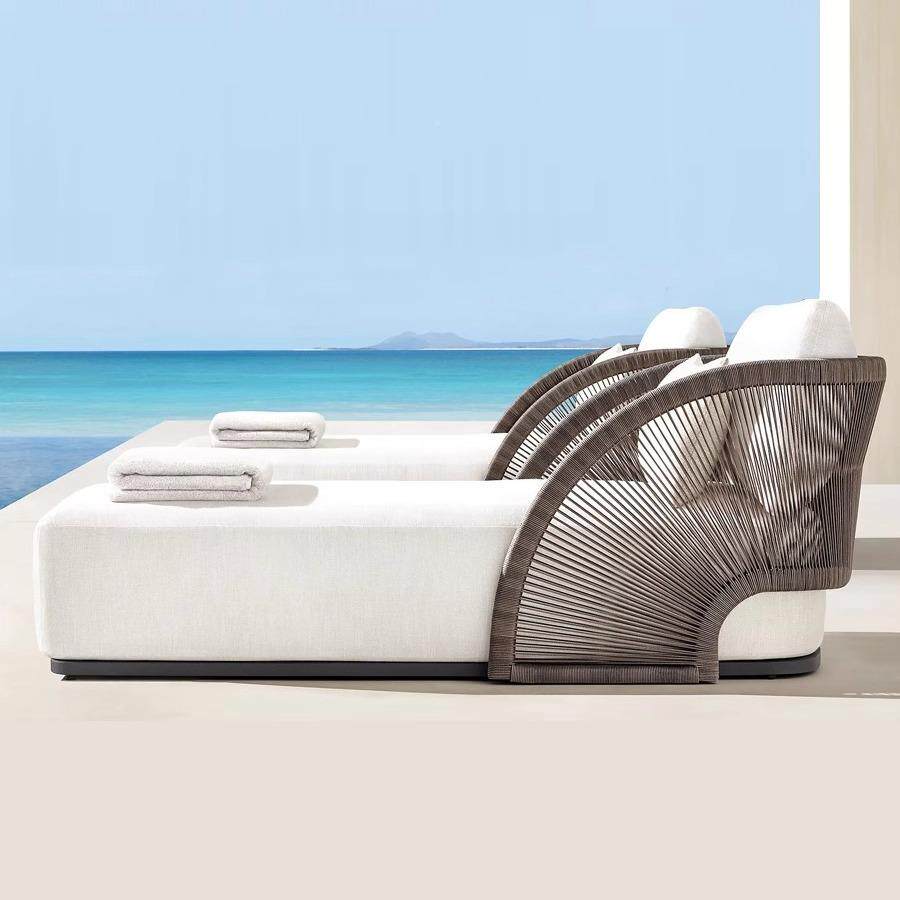 室外藤编院阳店台沙发庭花园户外休闲藤椅别墅露防台防水晒酒GLS0