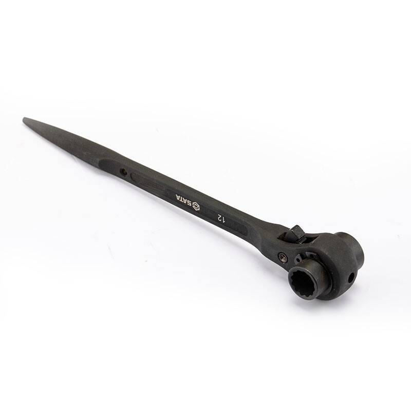 世达(SATA)47313双口尖尾棘轮扳手多功能扳手手动工具19x22MM