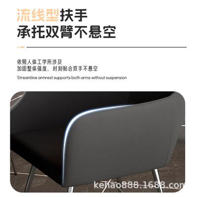 可好舒适GDW坐书房椅子久靠背约椅家用餐椅美甲子办简公电脑椅化