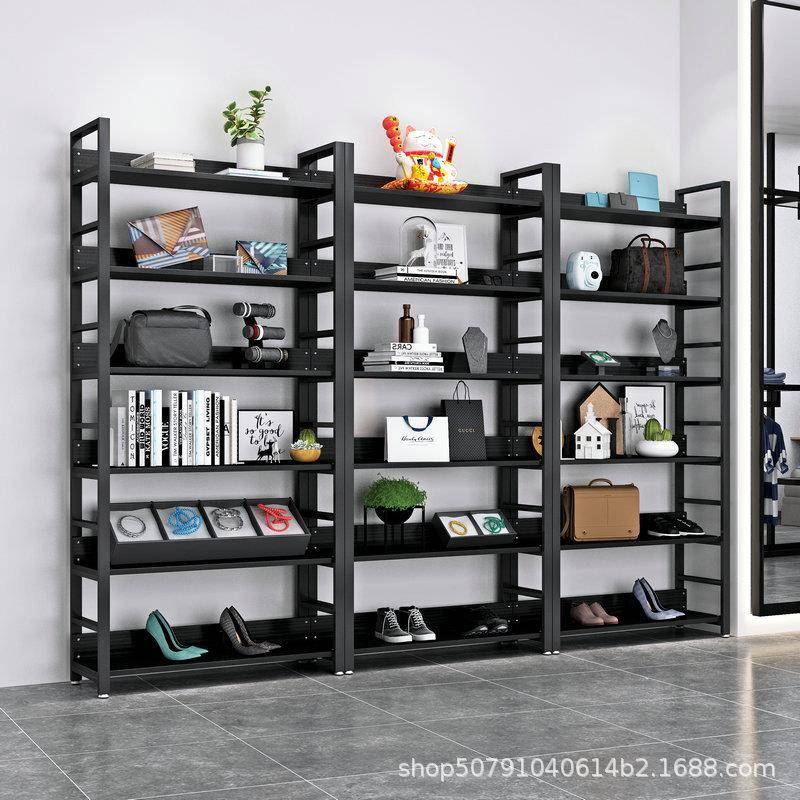 地厂家直阳台客厅落书销架收纳架办公室书架文多层储物件货架承重