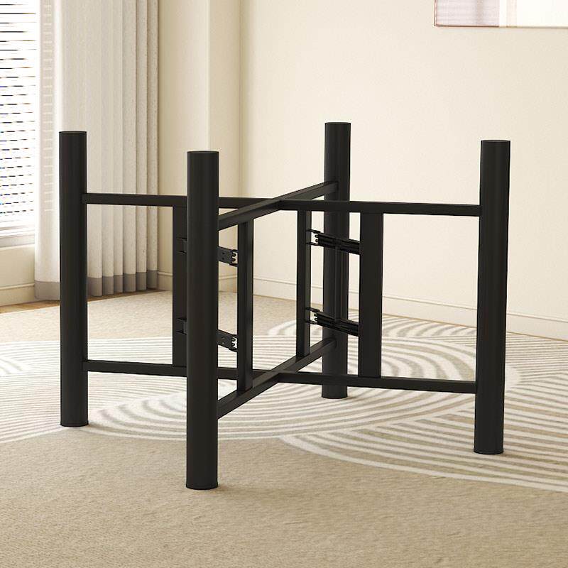 加密度板厚大圆桌面板带转盘餐桌家可饭酒店食用堂饭桌子折叠店圆