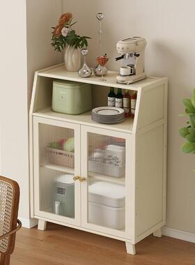 奶油风餐边柜EOG家用木厨房橱柜非实体靠墙茶一水柜204新款2客厅