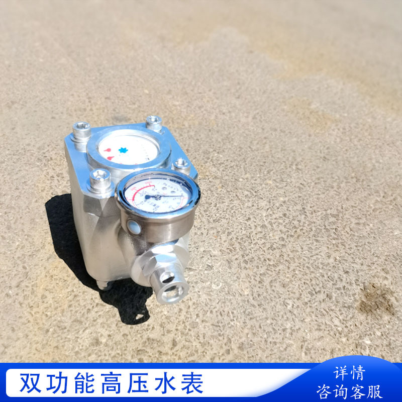 双功能高压水表测量煤层注水的压力流量和水量SGS煤层注水高压表