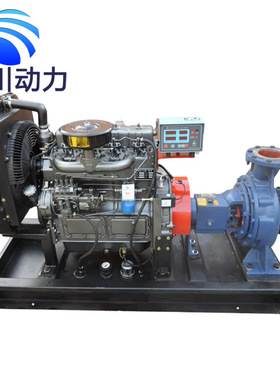 90KW400立方大流量车间给水 排涝防汛柴油机水泵跨境现货移动泵车
