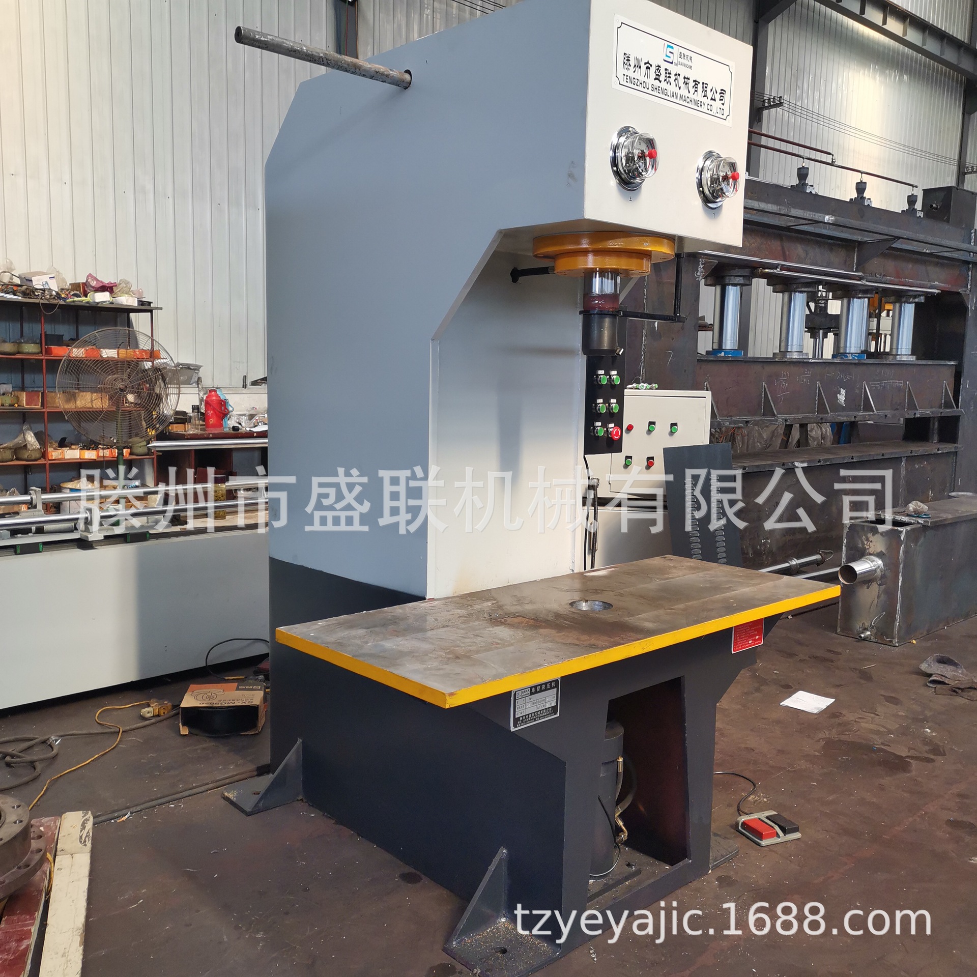 钢板校正液压机 全自动液压校直液压机 60吨单臂液压机