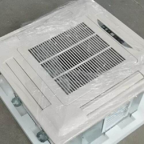 中央空调卡式风机透管吊顶式通风口冷暖两用嵌入式明装风机盘管
