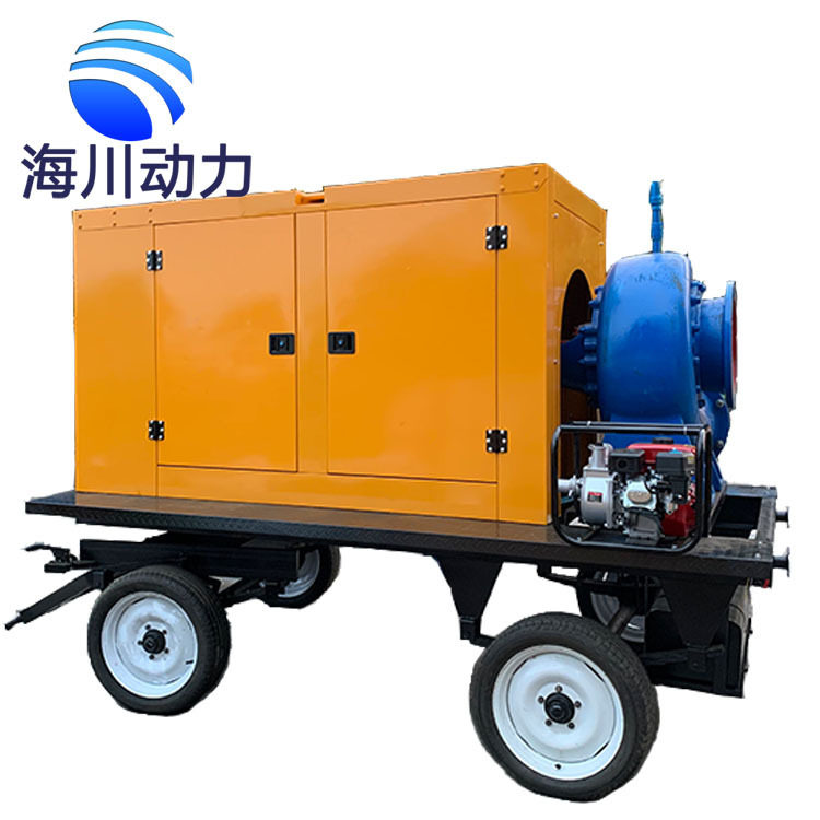 2000立方大流量柴油机防汛抗洪水泵 移动泵车