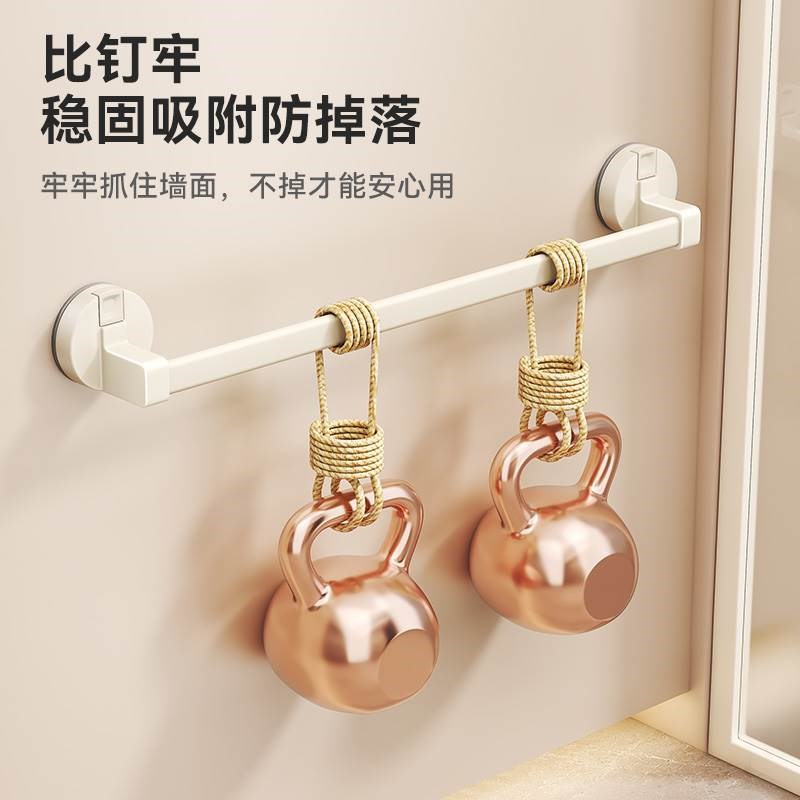 吸盘浴室拖鞋挂架免打孔门后卫生间置物架壁挂式沥水厕所收纳神器