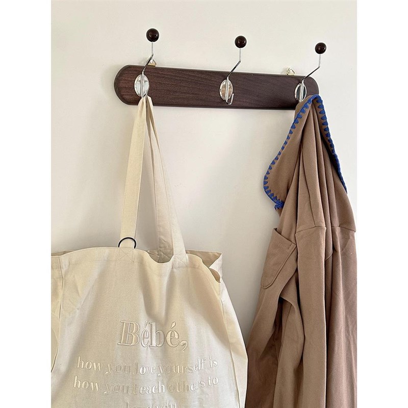 中古榉木挂钩服装店试衣间入户玄关墙面挂衣钩更衣室挂衣架.