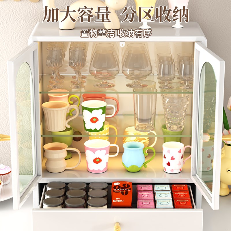 杯子收纳置物架餐边柜杯架子吧台杯具收纳架水杯茶杯咖啡杯放置架