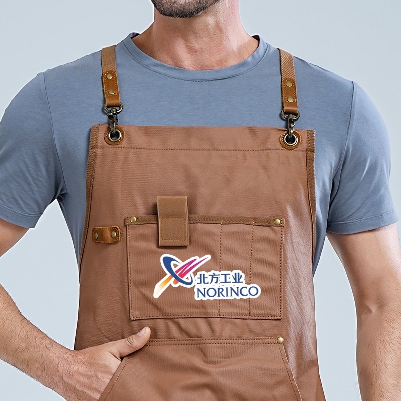 2024新款围裙男士专用防水防油车间干活耐磨帆布工作服定制印logo