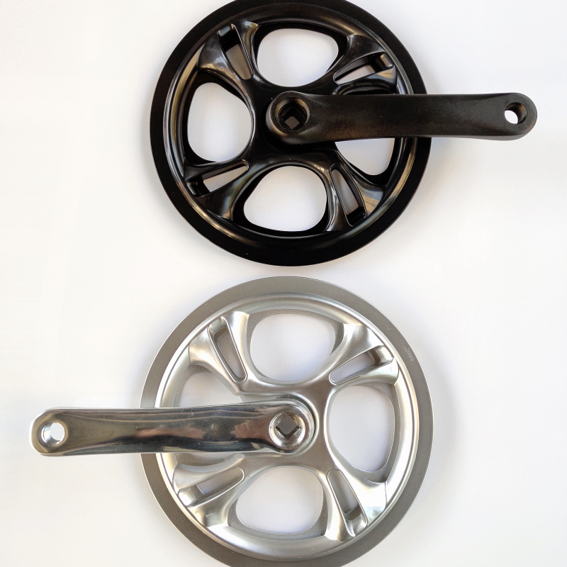 铝合金链盘代驾折叠锂电电动车自行车轮盘曲柄脚拐子48牙52牙牙盘