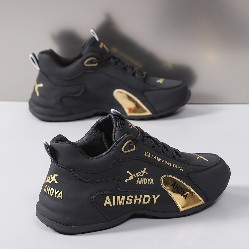 男女鞋2024春秋新款厚底增高老爹鞋时尚百搭休闲运动潮流男鞋