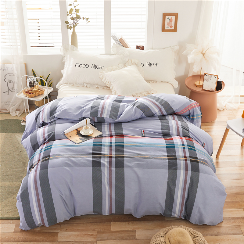 订做全棉被罩卡通150x215x160x220x180x230x229宿舍学生纯棉被套7