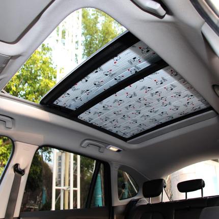 标致030400板S无专用  88卡通30508 遮阳挡082008 防晒天窗帘吸盘