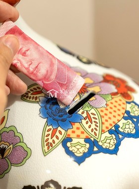 新款陶瓷可爱小鸡存钱罐储物罐摆件家居饰品新房家用装饰送礼佳品