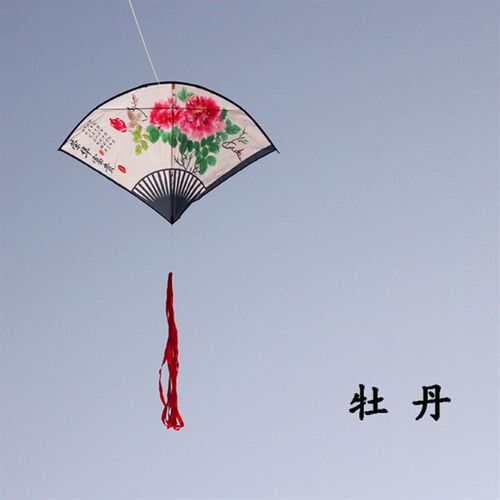 新款追风者544伞布风筝s成人儿童小型高档扇子微风易飞初学者长尾