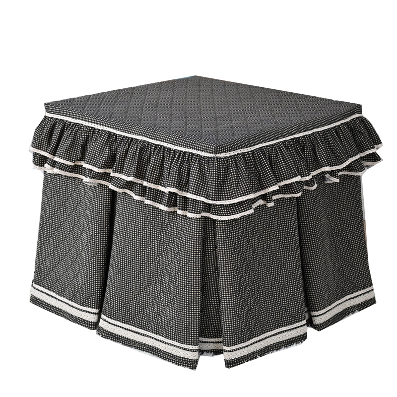 田园简约米格新款桌子罩套正方形电暖炉烤火被子布套加绒加厚桌罩