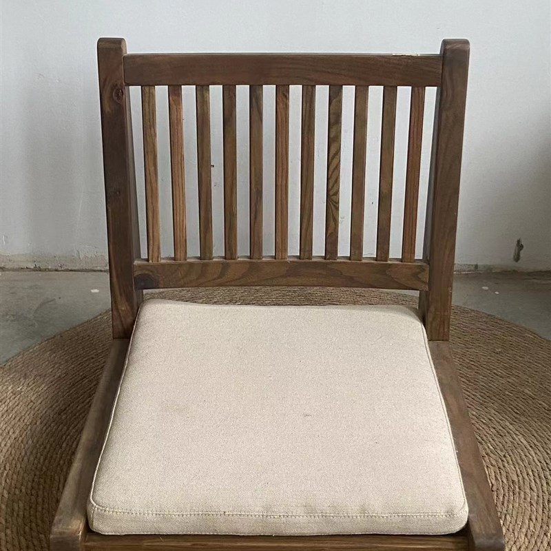 沐野梵朴 侘寂风实木榻榻米座椅 日式懒人沙发飘窗椅