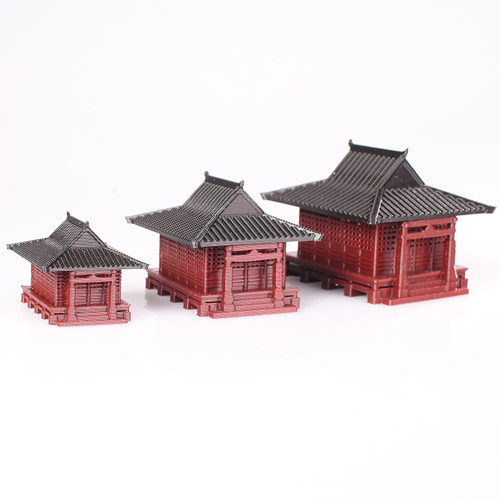 中式禅房小屋古建筑m模型假山吸水石水陆缸微景观盆景造景素材摆
