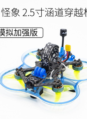 新品 怪象25穿越机套装 2.5v寸涵道 倒置模拟 到手飞套机 5.8G FP