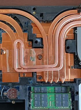 笔记本水冷散热改装 笔记本电脑水冷系统 炫龙M7 nh55准系统改装