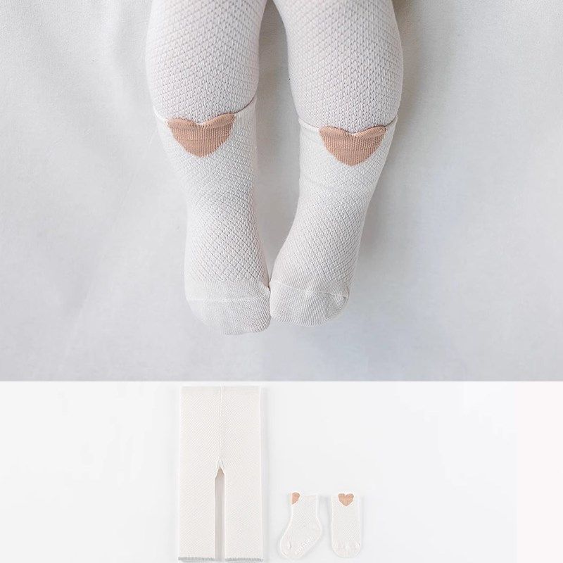 2件套装韩国女宝宝打底裤袜春夏季薄款打底袜女婴儿大屁屁大pp裤