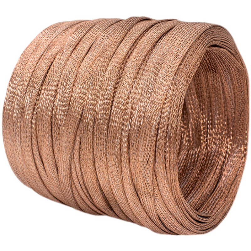 铜包铝编织带接地线6平方整卷100米更实惠支持定制桥架跨接接地线